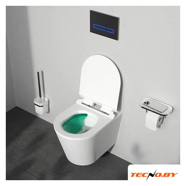 Унитаз подвесной AM.PM Sunny Flashclean C85C1701SC + GROHE Rapid SL 39504000 - Изображение №8 — Интернет-Магазин TECNO.BY