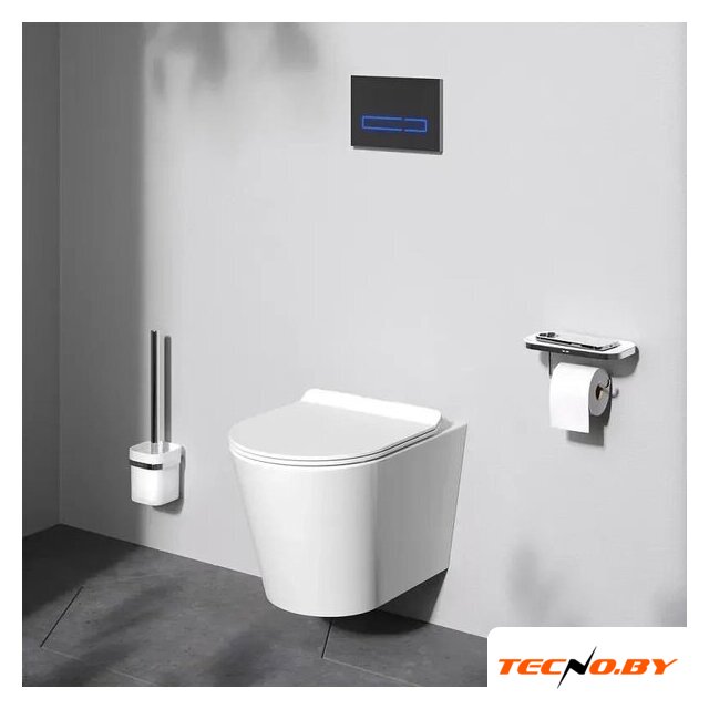 Унитаз подвесной AM.PM Sunny Flashclean C85C1701SC + GROHE Rapid SL 39504000 - Изображение №10 — Интернет-Магазин TECNO.BY