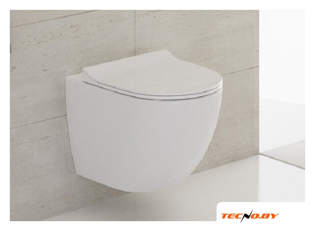 Унитаз подвесной Vitra Rim-Ex Sento 7748B003-0075 (без сиденья) - Изображение №2 — Интернет-Магазин TECNO.BY