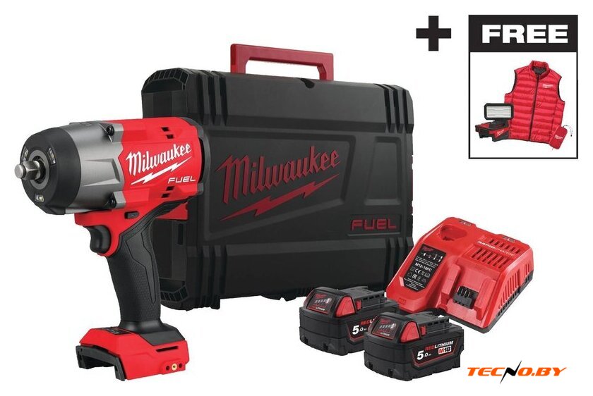 Гайковерт Milwaukee M18 FHIWF2F12MC-502X 4933499452 (с 2-мя АКБ, кейс) - Изображение №1 — Интернет-Магазин TECNO.BY