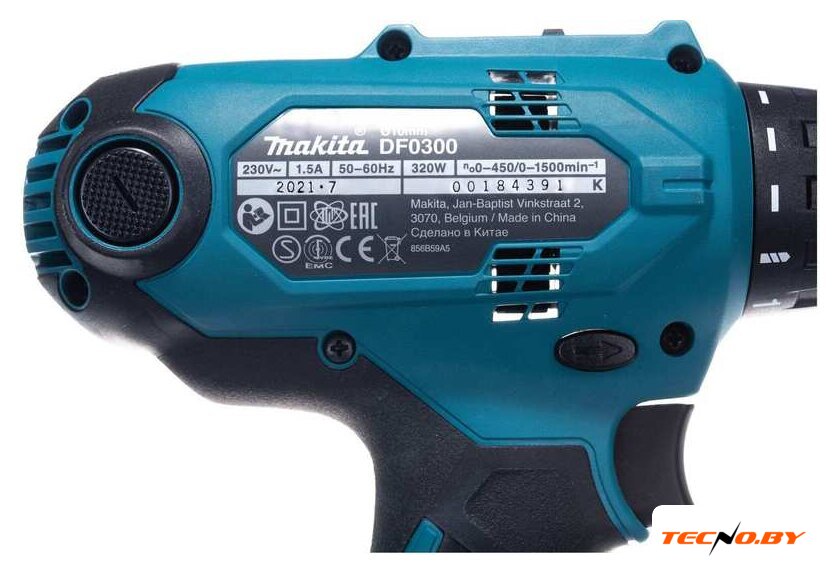 Дрель-шуруповерт Makita DF0300X1 (с отверткой) - Изображение №5 — Интернет-Магазин TECNO.BY