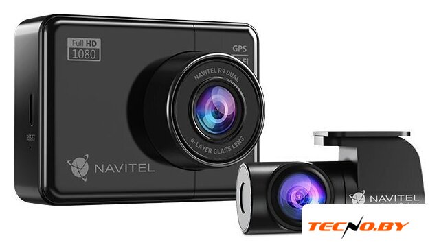 Видеорегистратор-GPS информатор (2в1) NAVITEL R9 Dual - Изображение №1 — Интернет-Магазин TECNO.BY