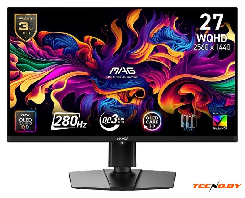 Игровой монитор MSI MAG 271QP QD-OLED X28 - Изображение №1 — Интернет-Магазин TECNO.BY