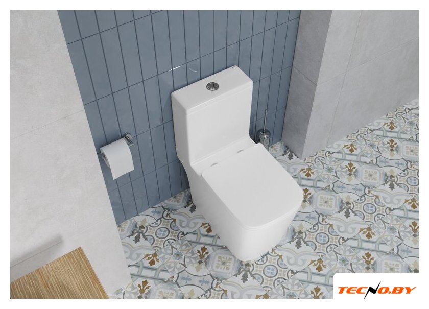 Унитаз напольный Lauter W09 P-TRAP 21900001 + гигиенический душ Jet 21TZ232BM (горизонтальный выпуск) - Изображение №13 — Интернет-Магазин TECNO.BY