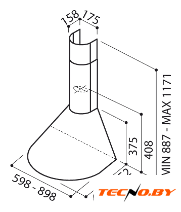 Кухонная вытяжка Elica TONDA IX F/60 - Изображение №6 — Интернет-Магазин TECNO.BY
