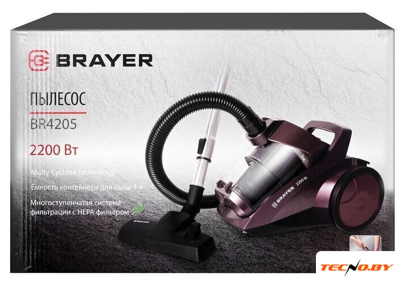 Пылесос Brayer BR4205 - Изображение №15 — Интернет-Магазин TECNO.BY