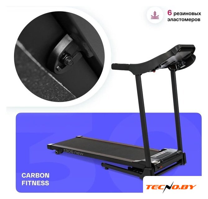 Электрическая беговая дорожка Carbon Fitness T306 New - Изображение №16 — Интернет-Магазин TECNO.BY