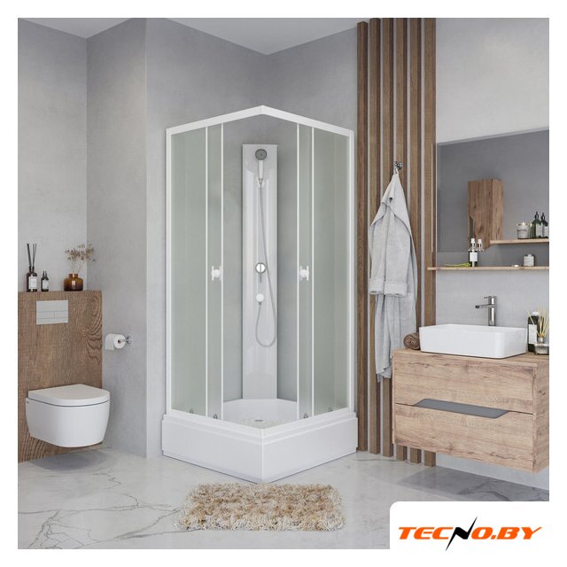 Душевая кабина Niagara Promo P90/26Q/MT/BK 90x90x195 - Изображение №3 — Интернет-Магазин TECNO.BY