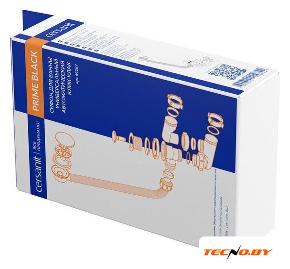 Ванна Cersanit Kaliope 170x110 R 63444 с сифоном Prime 64287 (сифон черный) - Изображение №6 — Интернет-Магазин TECNO.BY