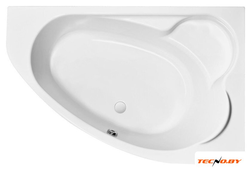 Ванна Cersanit Kaliope 170x110 R 63444 с сифоном Prime 64287 (сифон черный) - Изображение №1 — Интернет-Магазин TECNO.BY