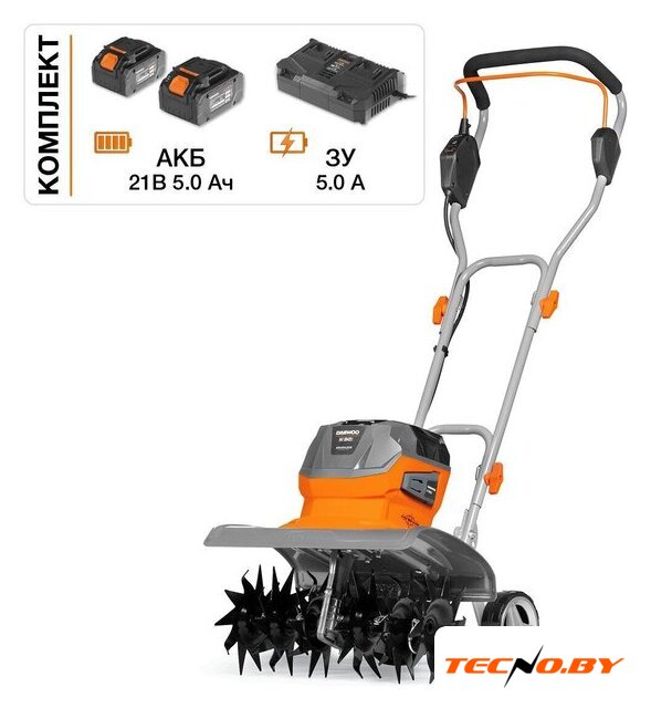 Мотокультиватор аккумуляторный Daewoo Power DAT 3542Li Set (с 2-мя АКБ) - Изображение №1 — Интернет-Магазин TECNO.BY