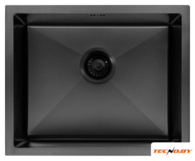 Кухонная мойка ARFEKA ECO AR 550*450 BLACK PVD NANO DECOR VOLCANIC ROCK - Изображение №3 — Интернет-Магазин TECNO.BY