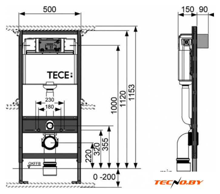 Унитаз подвесной AM.PM Sunny Flashclean C85C1701SC + TECE Profil 9300302 - Изображение №14 — Интернет-Магазин TECNO.BY