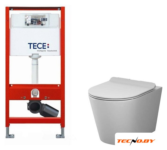Унитаз подвесной AM.PM Sunny Flashclean C85C1701SC + TECE Profil 9300302 - Изображение №1 — Интернет-Магазин TECNO.BY