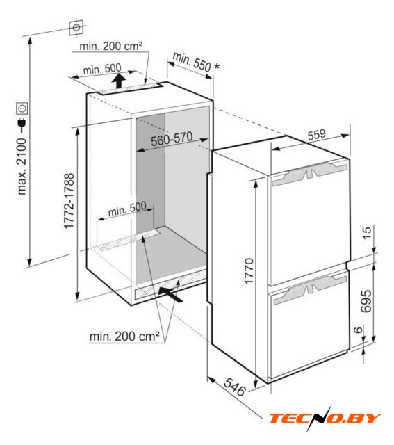 Холодильник Liebherr ICNd 5123 Plus NoFrost 5123-22001 - Изображение №20 — Интернет-Магазин TECNO.BY
