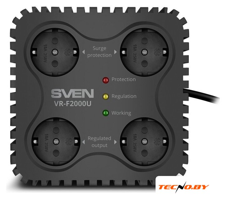 Стабилизатор напряжения SVEN VR-F2000U - Изображение №4 — Интернет-Магазин TECNO.BY