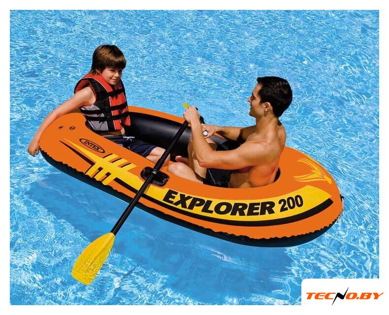 Гребная лодка Intex Explorer 200 (Intex-58330) - Изображение №6 — Интернет-Магазин TECNO.BY