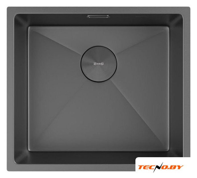 Кухонная мойка ZorG Zerox 49 U / IF Zurinox PVD Gunblack - Изображение №3 — Интернет-Магазин TECNO.BY