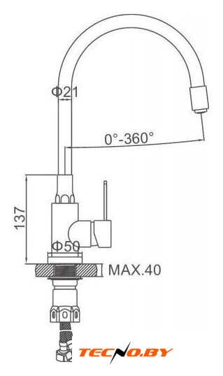 Смеситель Wisent W740333Y-2 - Изображение №8 — Интернет-Магазин TECNO.BY