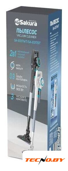 Пылесос Sakura SA-8317WT - Изображение №3 — Интернет-Магазин TECNO.BY