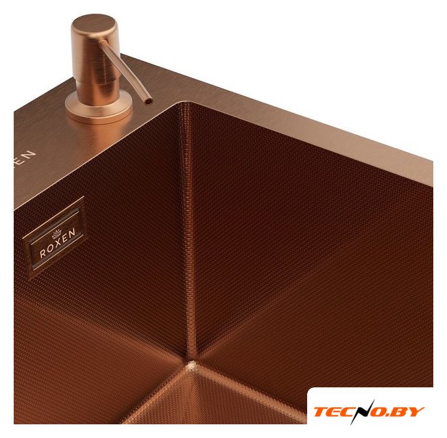 Кухонная мойка Roxen Simple 560220-50BR-GR бронза/текстурная PVD покрытие (с коландером и дозатором) - Изображение №13 — Интернет-Магазин TECNO.BY