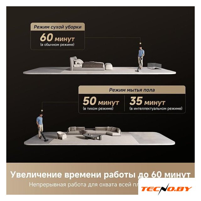 Пылесос Dreame H12 Dual FlexReach Wet and Dry Vacuum HHV31A (евровилка, черный) - Изображение №15 — Интернет-Магазин TECNO.BY