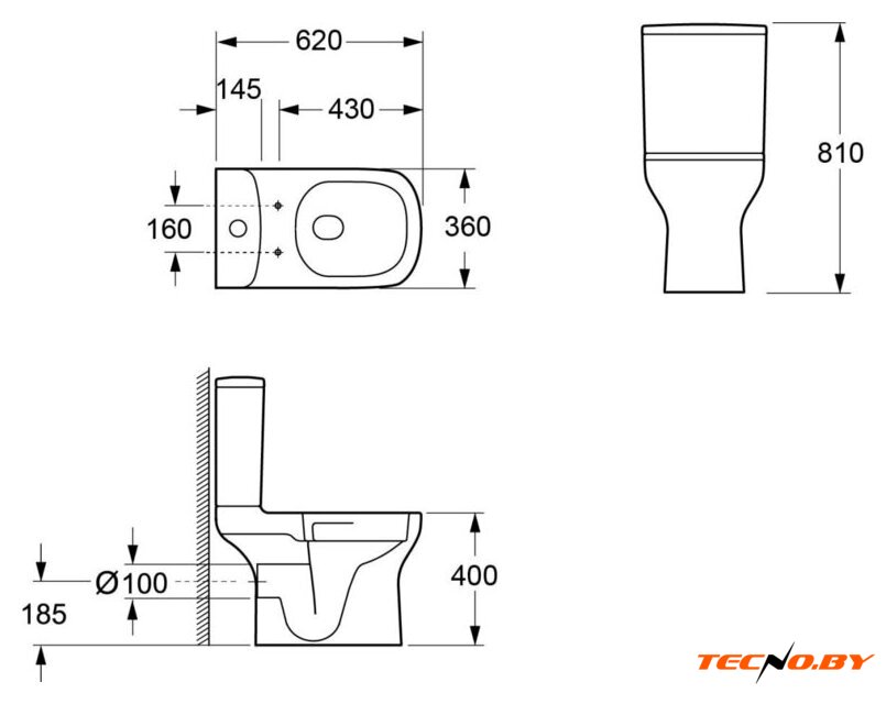 Унитаз напольный Lauter W236 2110236 + гигиенический душ Rinse 21GN4052BM - Изображение №28 — Интернет-Магазин TECNO.BY