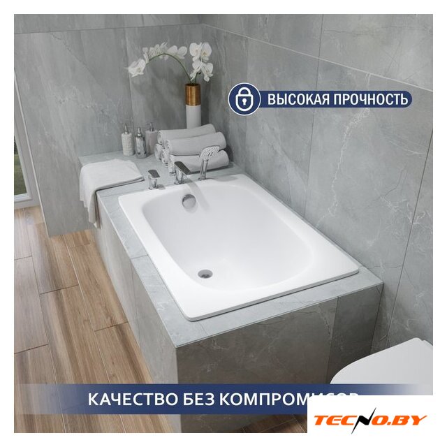 Ванна Lauter Orra 100 21XG100 (с ножками) - Изображение №5 — Интернет-Магазин TECNO.BY