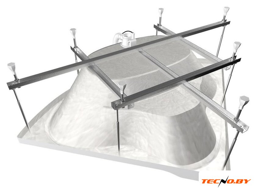 Ванна Triton Троя 150x150 (с каркасом) - Изображение №3 — Интернет-Магазин TECNO.BY