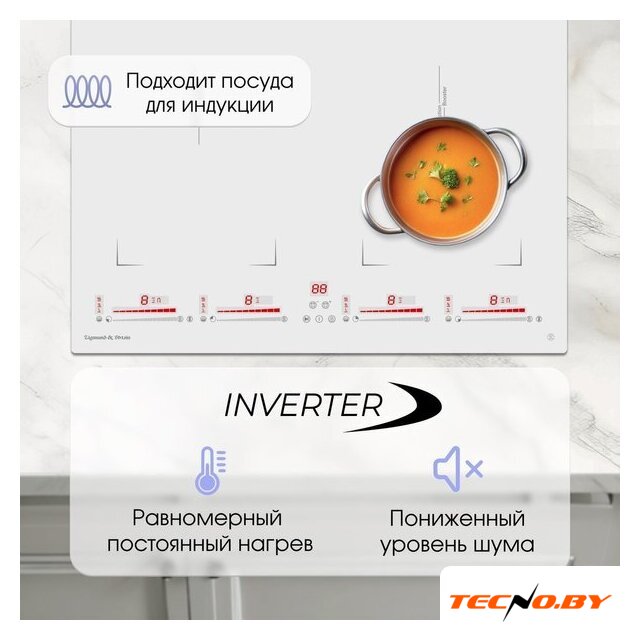 Варочная панель Zigmund & Shtain CI 29.6 W - Изображение №6 — Интернет-Магазин TECNO.BY