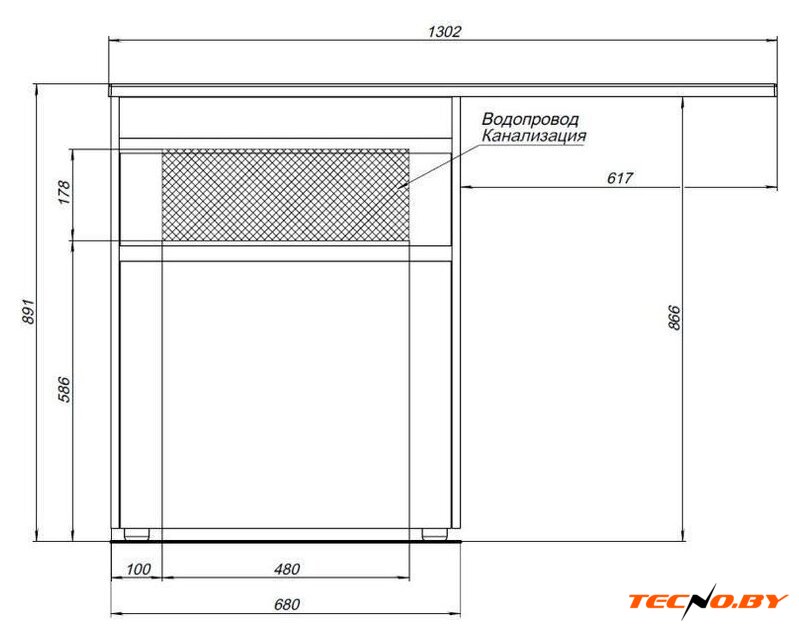  Aquanet Тумба с умывальником Токио 130 R 239303 - Изображение №19 — Интернет-Магазин TECNO.BY