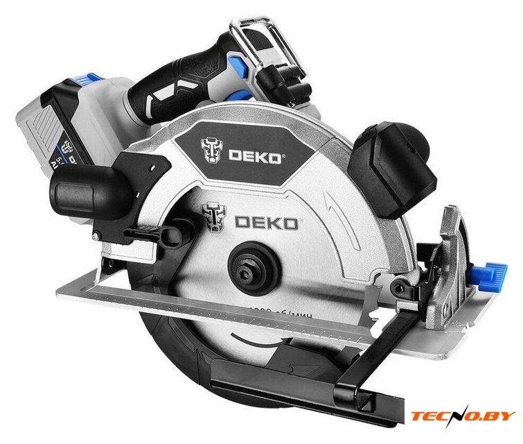 Дисковая (циркулярная) пила Deko DKCS20DA PRO 085-1156 (с 1-им АКБ) - Изображение №2 — Интернет-Магазин TECNO.BY