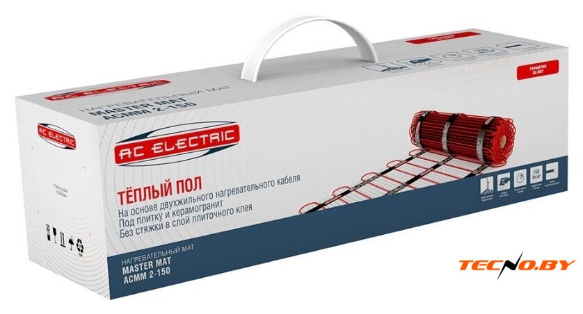 Нагревательный мат AC Electric Master Mat ACMM 2-150-8 - Изображение №3 — Интернет-Магазин TECNO.BY