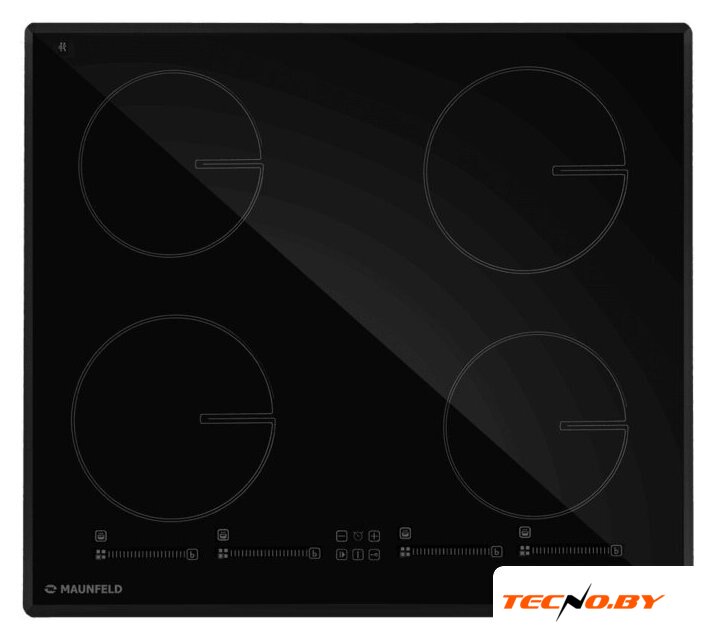 Варочная панель MAUNFELD AVI6044SSBK - Изображение №1 — Интернет-Магазин TECNO.BY