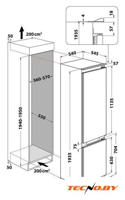 Холодильник Whirlpool WHC20 T352 - Изображение №13 — Интернет-Магазин TECNO.BY