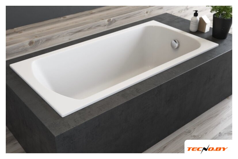 Ванна Polimat CLASSIC Slim 170x70 с ножками - Изображение №2 — Интернет-Магазин TECNO.BY