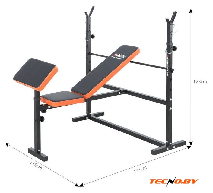 Скамья для жима штанги Alpin Wide Grip G-20 - Изображение №6 — Интернет-Магазин TECNO.BY
