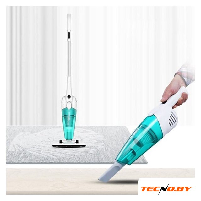 Пылесос Deerma DX118C (международная версия, белый/бирюзовый) - Изображение №4 — Интернет-Магазин TECNO.BY