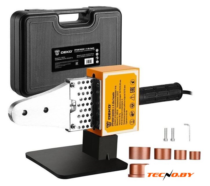 Аппарат для сварки труб Deko PPWM1600W 085-3012 (кейс) - Изображение №1 — Интернет-Магазин TECNO.BY