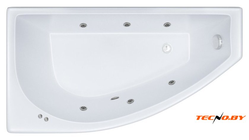 Ванна Triton Бэлла гидромассажная 140x76L Базовая - Изображение №1 — Интернет-Магазин TECNO.BY