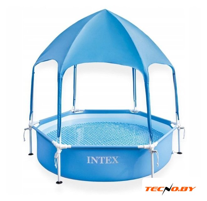 Каркасный бассейн Intex Metal Frame с навесом 28209NP (183x38) - Изображение №2 — Интернет-Магазин TECNO.BY