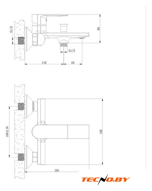 Смеситель Lauter Reef 21CK6678C с лейкой Living Lily 21S10048 - Изображение №14 — Интернет-Магазин TECNO.BY