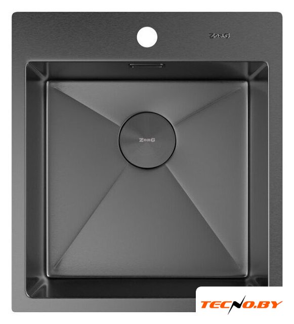 Кухонная мойка ZorG Zerox 46 IF PVD Gunblack - Изображение №3 — Интернет-Магазин TECNO.BY