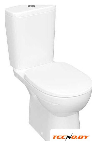 Унитаз напольный Керамин Альбано R МЛ 2-режим (жесткое сиденье с микролифтом, белый) - Изображение №3 — Интернет-Магазин TECNO.BY