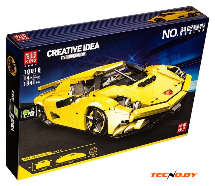 Конструктор Mould King 10018 Автомобиль Koenigsegg Agera - Изображение №1 — Интернет-Магазин TECNO.BY