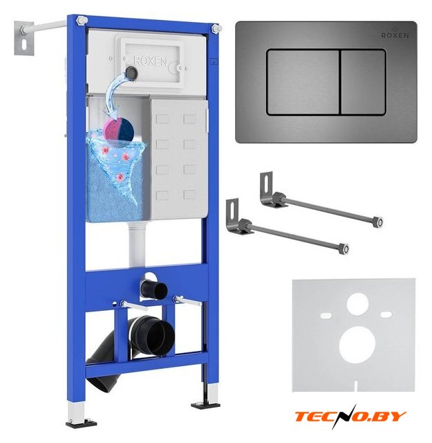 Инсталляция для унитаза Roxen StounFix Dual Fresh 859290 - Изображение №1 — Интернет-Магазин TECNO.BY