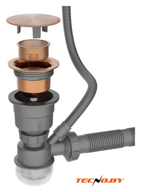 Кухонная мойка Roxen Simple 560220-60BR-GR бронза/текстурная PVD покрытие (с коландером и дозатором) - Изображение №19 — Интернет-Магазин TECNO.BY