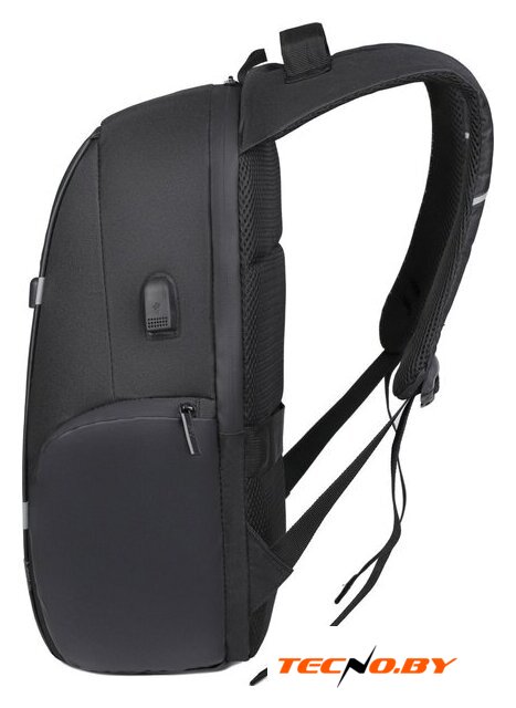 Городской рюкзак Miru Lifeguard 15.6 (черный) - Изображение №3 — Интернет-Магазин TECNO.BY