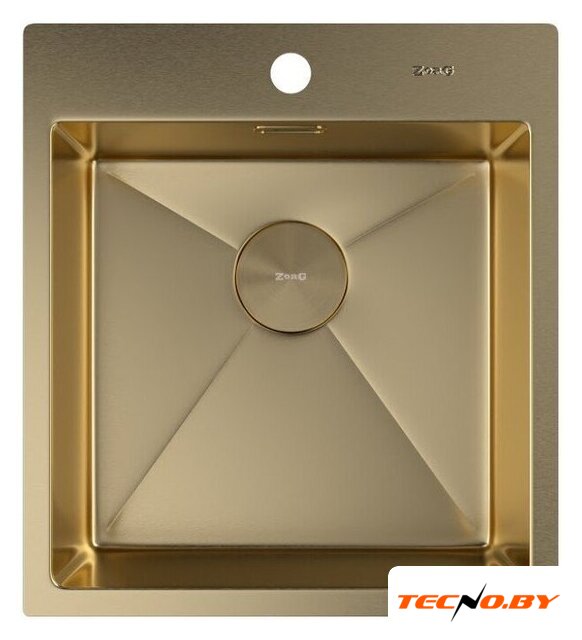 Кухонная мойка ZorG Zerox 46 IF PVD Gold - Изображение №3 — Интернет-Магазин TECNO.BY