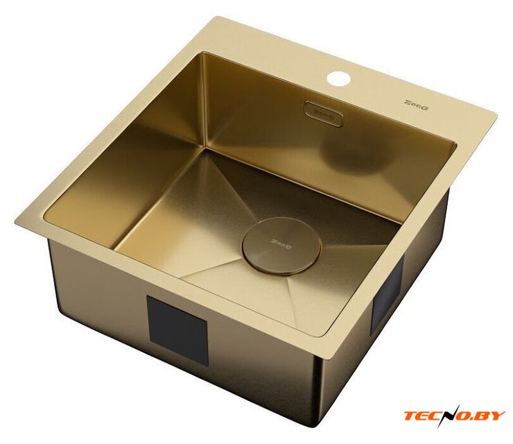 Кухонная мойка ZorG Zerox 46 IF PVD Gold - Изображение №2 — Интернет-Магазин TECNO.BY